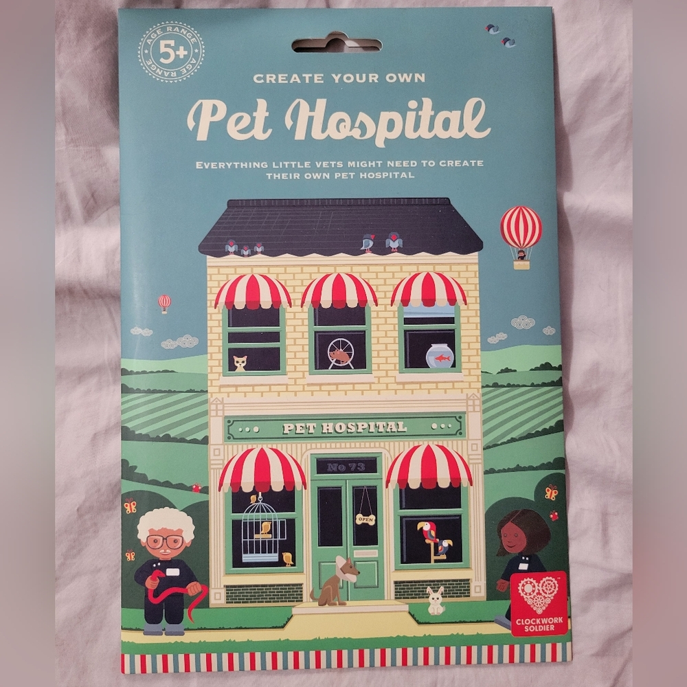 Pet Hospital Coloring and Sticker Set